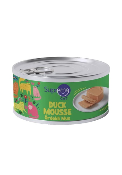 Supreme Cat Ördekli Mus Konserve Kedi Maması 6 x 85 G