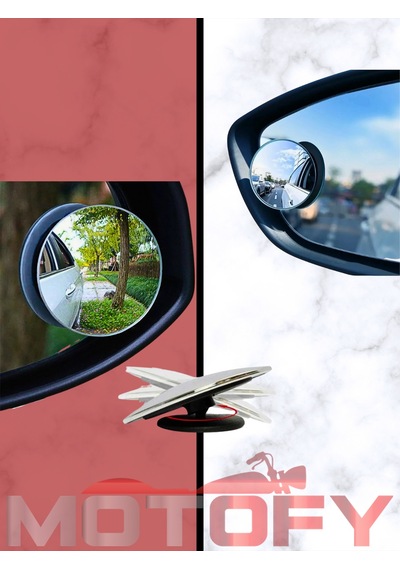 Universal Motosiklet Otomobil Dikiz Aynası İçin Kör Nokta Aynası Takımı