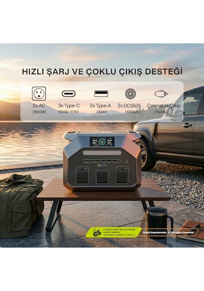Initial Entropy Energy Solar Operatör Paketi (P1800 Taşınabilir Güç Kaynağı + SP200 Taşınabilir Solar Panel) Initial Entropy Energy Solar Operatör Paketi (P1800 Taşınabilir Güç Kaynağı + SP200 Taşınabilir Solar Panel)