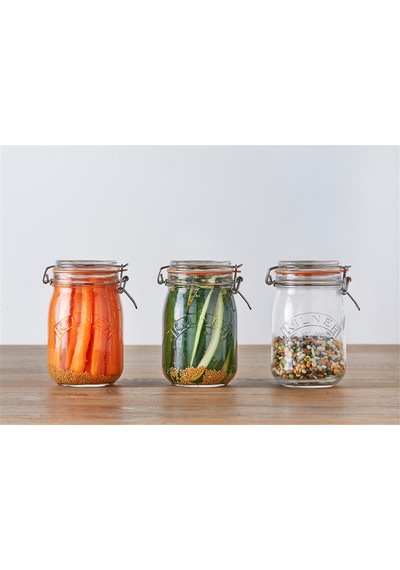 Kilner Klipsli Yuvarlak Kavanoz 1 Lt