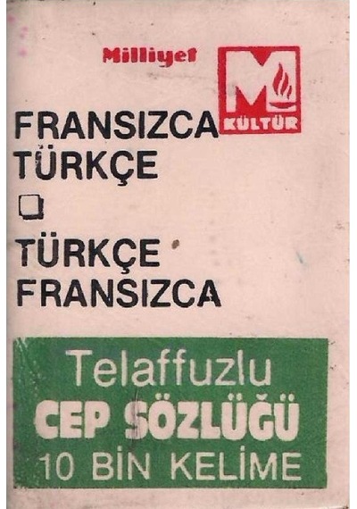 Fransızca Sözlük - Fransızca -türkçe - Türkçe - Fransızca - Mini Cep Sözlük Telaffuzlu 10 Bin Kelime 2.el