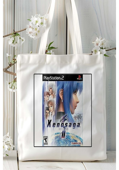 Art Hediye Xenogears Oyun Baskılı Omuz Çanta Kişiye Özel Model 4 Çok Renkli