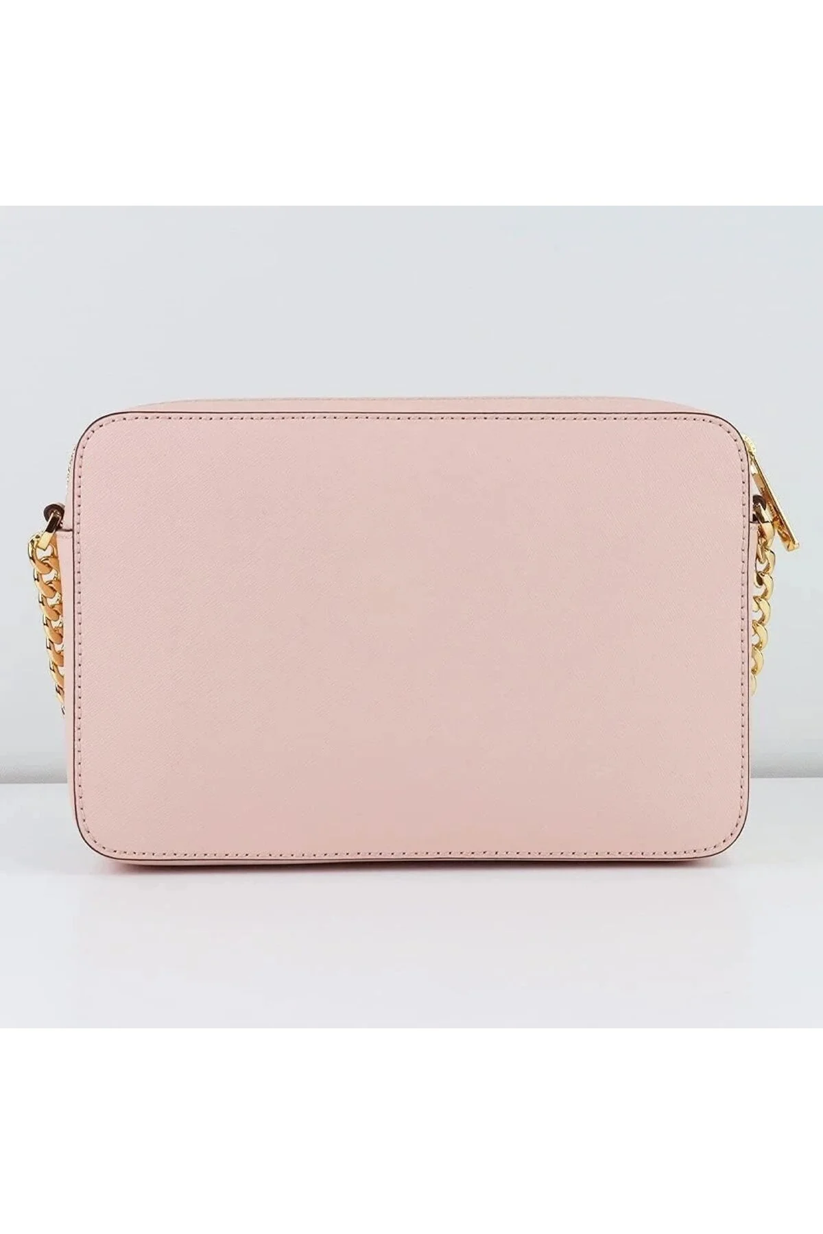 Michael Kors Kadın Jet Set Saffiano Deri Çapraz Omuz Çantası Mk-35t8gttc9l Pudra