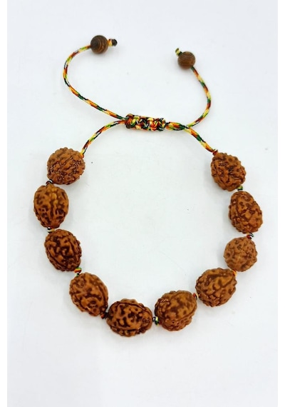 Rudrakşa Bileklik Hindistan Rudraksha 122 Çok Renkli
