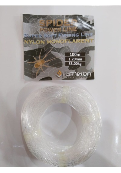 Remixon Spider Serisi 1,20 Mm 100 Mt Monofilament Misina 53,00 Kg