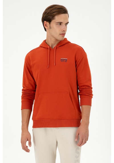 U.s. Polo Assn. Erkek Kiremit Sweatshirt 50293442-vr031 Kiremit