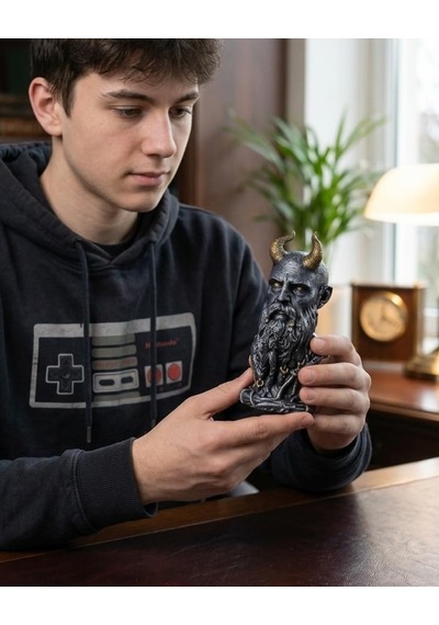 İskandinav Mitolojisi Bilge Büstü - 15 Cm El Boyaması Özel Tasarım Reçine Figür - Viking Temalı Koleksiyonluk M Diğer İskandinav Mitolojisi Bilge Büstü - 15 Cm El Boyaması Özel Tasarım Reçine Figür - Viking Temalı Koleksiyonluk M Diğer