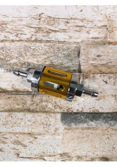 Benzin Filtresi Metal Gold 9cm