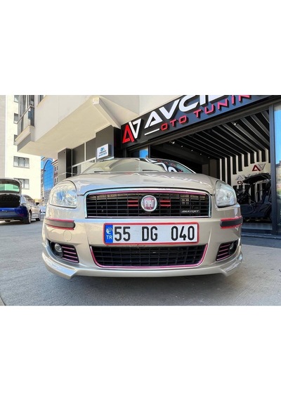 Fiat Linea Makyajsız Ön Tampon Eki Ön Ek Plastik Boyasız Mat Siyah