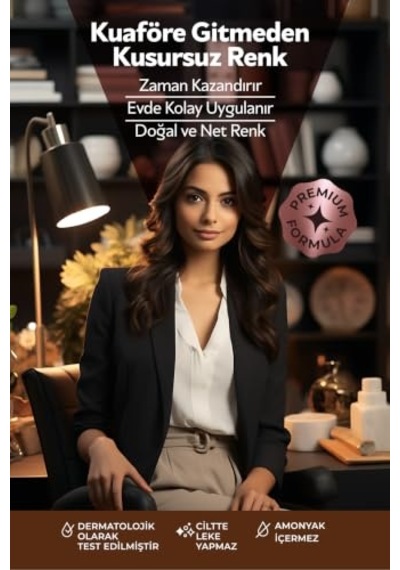 Expert Woman Beyaz Kapatıcı Şampuan Koyu Kahve Saç Boyası Amonyaksız Doğal Görünüm Diğer