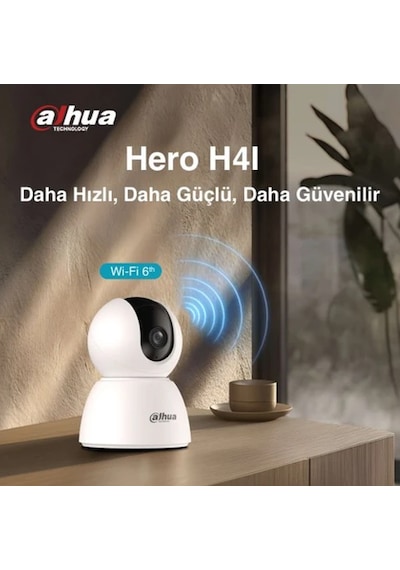 Dahua Hero H4ı Indoor 360 Hareketli, Gece Görüşlü, Akıllı Takipli Güvenlik Kamerası