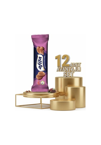 Afia Afita Kakao Krema Dolgulu Bisküvi 12x75 Gr