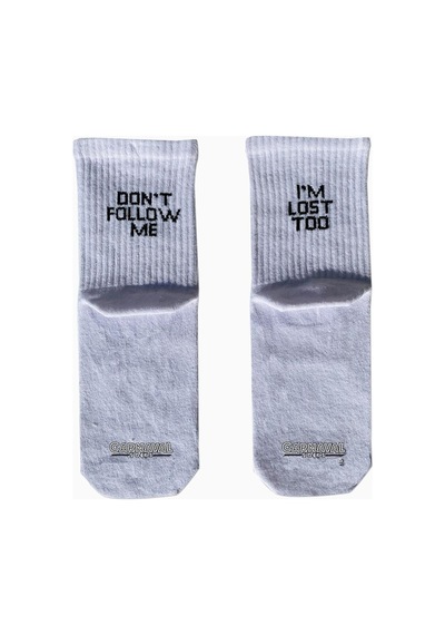 Carnaval Socks 7'li Yazılı Desenli Renkli Spor Çorap Set Çok Renkli