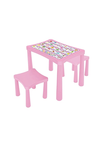 Mey İthalat 03 493 İki Tabureli Masa Pembe