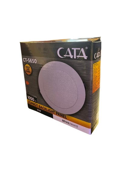 Cata Zümrüt Backlight Led Panel 10w Beyaz Işık 3 Adet Ct-5650