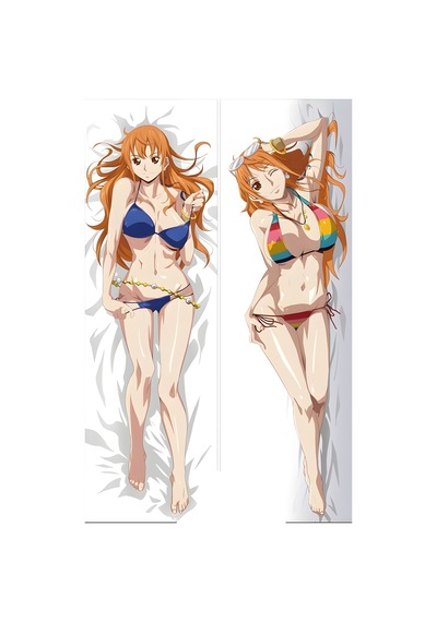Owl Bag One Piece Nami Desenli Çift Yön Baskılı Sarılma Yastığı Kılıfı Çok Renkli