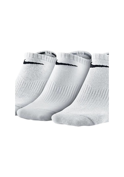 Nike Performance Lightweight No Show 3'lü Pamuklu Soket Çorap Beyaz