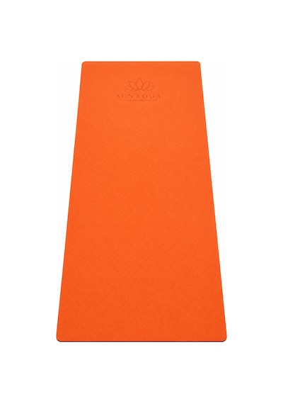 6 Mm Tpe Yoga Matı Kaymaz Çift Renkli Pilates Fitness Minderi Turuncu