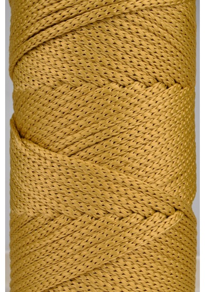 5 Mm - 400 Gr Polyester Makrome Ipi Hardal 95 M Polyester Makrome Ip Supla Ip Ve Çanta Ipliği