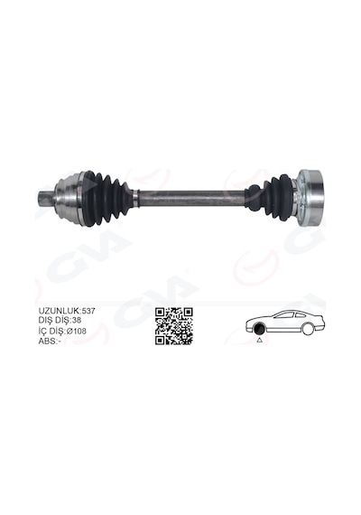 Gva 4475264 Komple Aks Ön Sağ/sol T4 1.9 Td-2.4 D-2.5 Tdi 91-03 Acv-aja-aab 1.9 Td-2.4 D-2.5 Tdi 701407271m-701407451x -
