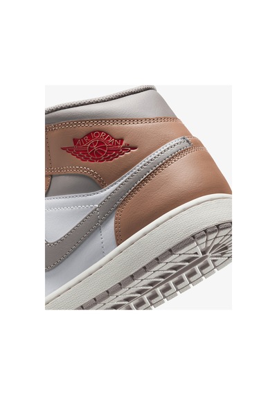Nike Air Jordan 1 Mid Erkek Basketbol Ayakkabısı Çok Renkli - 935471063 Çok Renkli