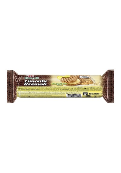 Burçak Limonlu Kremalı Yulaflı Bisküvi 100 G X 12 Adet