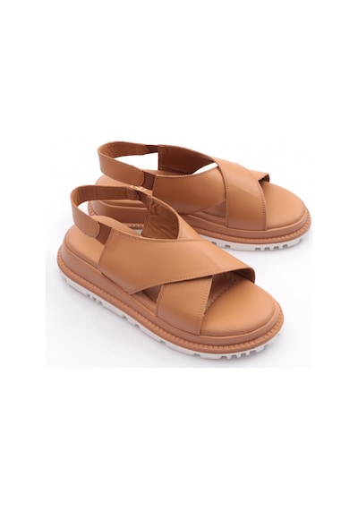 Dgn M-8 Kadin Sandalet Taba