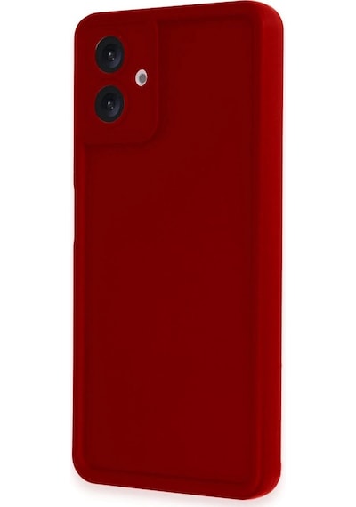 Samsung Samsung Uyumlu Galaxy A06 Kılıf Viera Silikon - Kırmızı