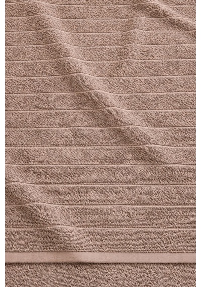 Santos %100 Pamuk Banyo Havlusu 90x150 Cm Yumuşak Ve Emici Kahve