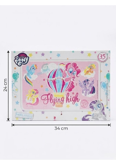 My Little Pony'nin Büyülü Dünyasını Keşfet 35 Parçalı Çerçeveli Eğlenceli Öğretici Yapboz