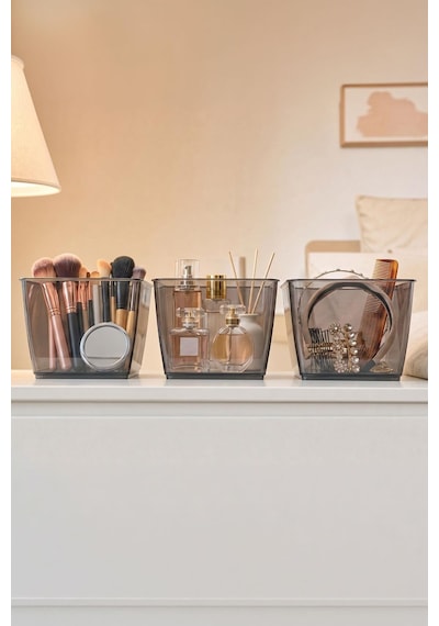 Salve Küçük Boy Buzdolabı-banyo Organizer Düzenleyici Füme