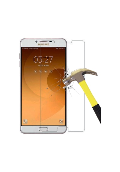Samsung Uyumlu Galaxy C9 Temperli Kırılmaz Cam Ekran Koruyucu