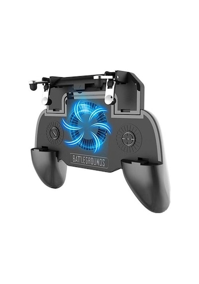 Telefon Uyumlu Tetikli Fanlı Siyah Joystickli Oyun Kontrol