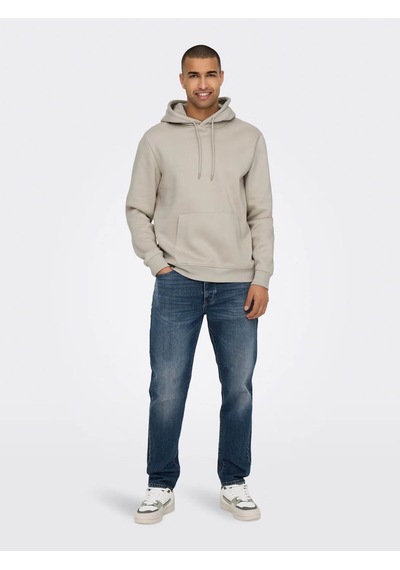 Only & Sons Onsconnor Lıfe Reg Gri Erkek Sweatshirt 22029225