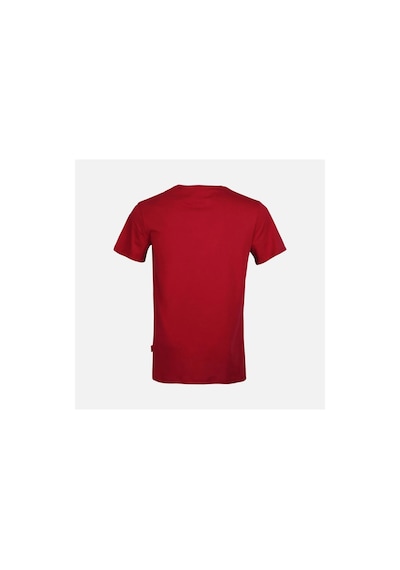 John Frank Free Erkek Bordo Baskılı T-shirt Siyah