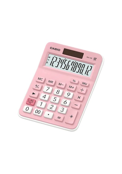 Pembe 12 Hane Masa Üstü Hesap Makinesi Mx-12b-pk Diğer