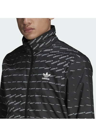 Adidas Adıdas Graphıcs Monogram Erkek Ceket H13485 Siyah