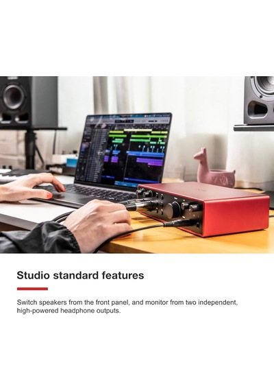 Focusrite Scarlett 16i16 4. Nesil Usb Ses Arayüzü, Şarkı Yazma, Müzik Prodüksiyonu, Kayıt Ve Podcasting İçin