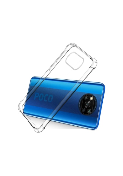 Xiaomi Poco X3 Pro Kilif Köse Korumali Seffaf Silikon Kapak 415481359