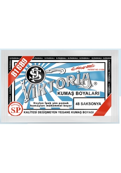 Kumaş Boyası Viktoria Bir Paket 10 Gr Turuncu