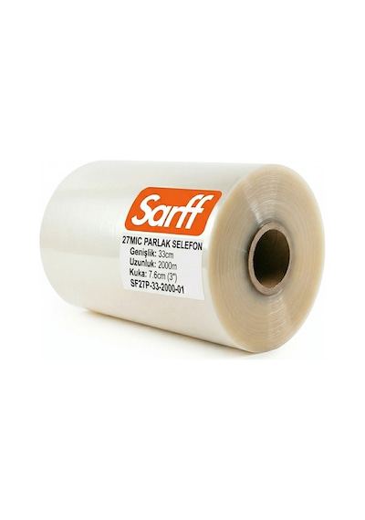 Sarff 27mıc Parlak Selefon - 33cmx2000m 7,5 Kuka