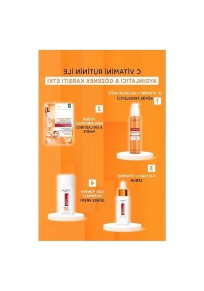 Aydınlatıcı C Vitamini Serum Etkili Maske - Anında Etki