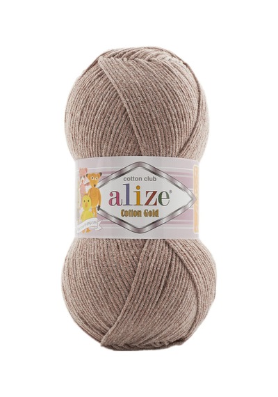 Cotton Gold - 960 Vizon - 5'li Paket - 100gr/330m - Pamuklu Hırka Yelek Amigurumi İpi