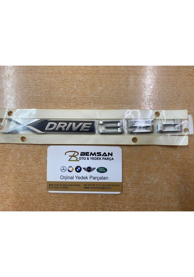 BMW X DRİVE 35D TİP YAZISI 51147208557.