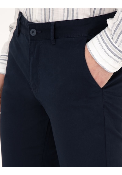 Pierre Cardin Erkek Lacivert Pantolon Kanvas-chino 50288510-vr033 Lacivert