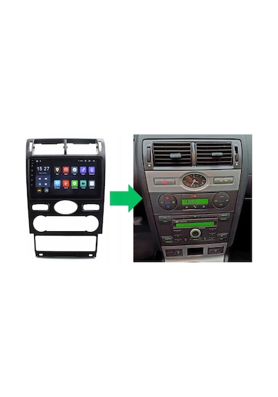 Ford Mondeo Dijital Klima Android Multimedya Sistemi 4-64 For-x 2003-2007 Ön Kayıt Kamera  9"