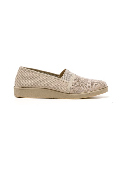 Sandalet Kadın 7827 Green Life Stretch Women's Footwear Beige Bej