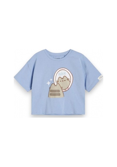 Sea Bubbles Kedi Pusheen Kız Çocuk Tişört St10400 Mavi Sea Bubbles Kedi Pusheen Kız Çocuk Tişört St10400 Mavi