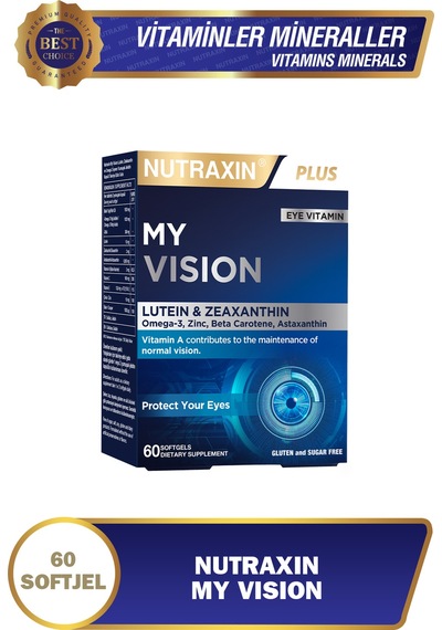 Plus My Vision Göz Vitamini Lutein Zeaksantin 60 Kapsül
