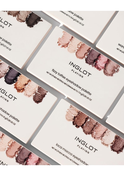 Inglot Playınn Loca Mocca 6 Lı Göz Farı Paleti Kahve & Bej Tonları, Mat Ve Işıltılı Bitiş Çok Renkli
